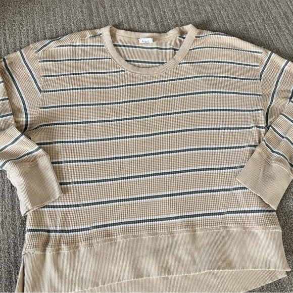aerie Tops - OFFLINE By Aerie Women’s Wow! Relaxed Waffle T-Shirt Color Soft Wheat